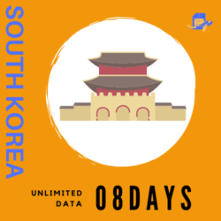 South Korea Travel Sim Card | 8 Days | True Unlimited Data