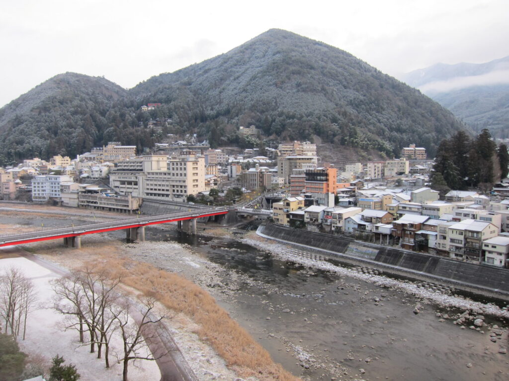 View of Gero, Gifu Prefecture 
