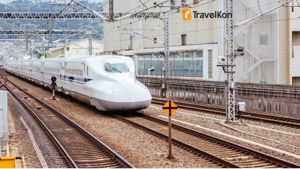 white japan's bullet train