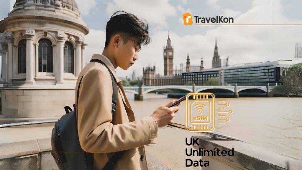 best esim london UK unlimited data for tourist